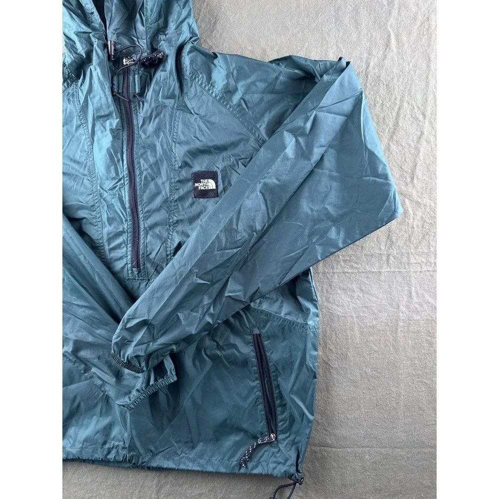 Vintage North Face Anorak Pullover Windbreaker Jacket Forest Green Size S